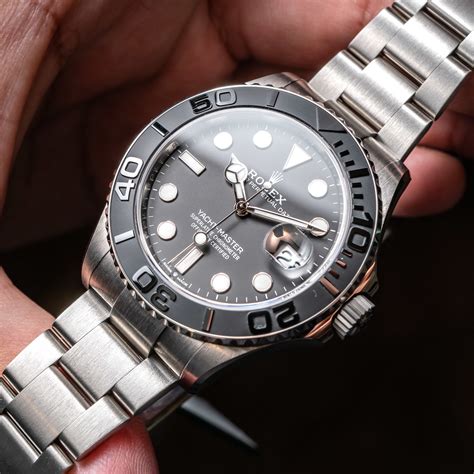 rolex titanium yachtmaster 42|rolex yacht master price list.